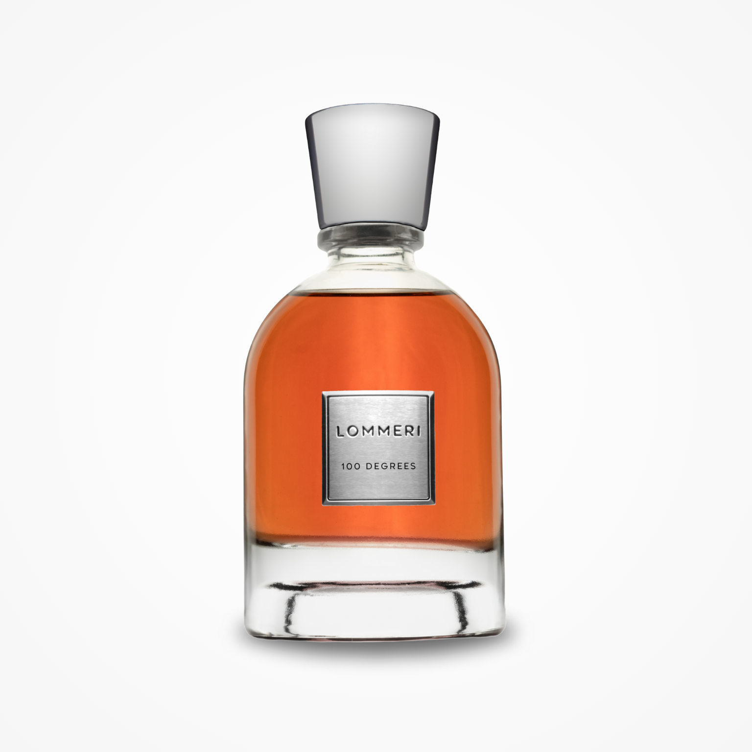 Bottle of Lommeri 100 Degrees on a white background